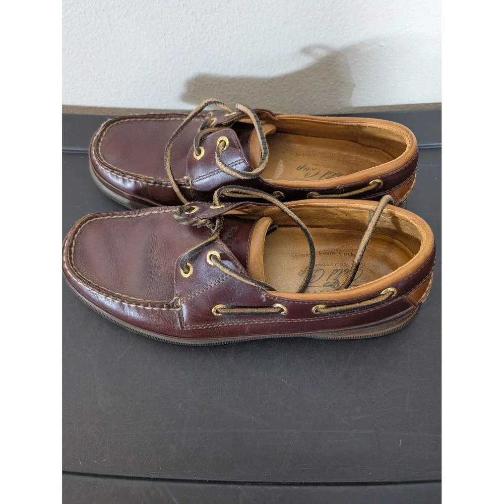 Sperry Top-Sider Gold Cup Mens 8M Brown Leather Boat Shoes Authentic Original